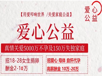 平乐捐卵助孕生子 爱心志愿者招募